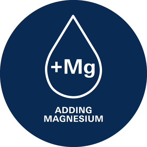 Añadir magnesio - El magnesio aumenta la vitalidad personal y mejora el sabor y el aroma del agua, el té y el café. 